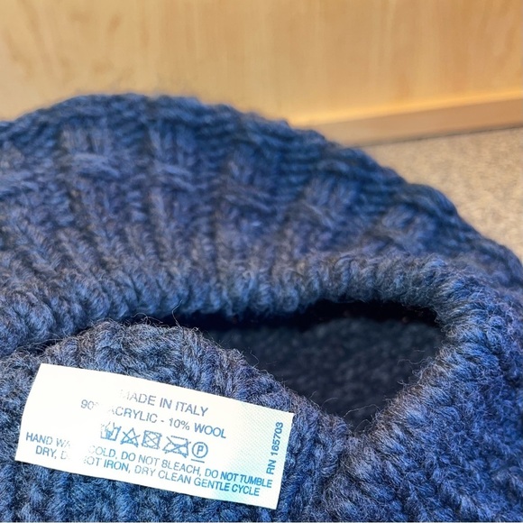 NWT Babo Women’s Wool Kit Gray Beret Hat Italy Woven Warm Winter Stlye OS - Picture 6 of 6
